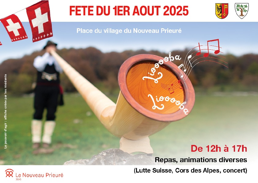 Invitation aux festivités du 1er août 2025