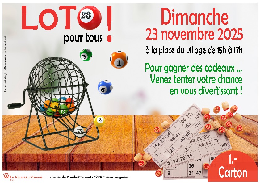 Venez tenter votre chance